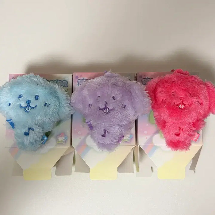[BUNJANG] Dangtreeber Color Doll Blue, Purple, Red Bundle Set / 댕트리버 컬러돌 블루 퍼플 레드 일괄