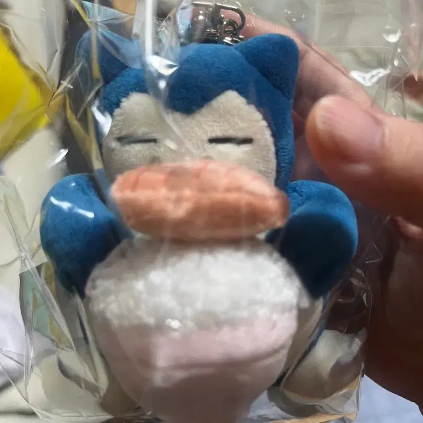 [BUNJANG] Spam x Snorlax Collaboration Keychain / 스팸 잠만보 키링