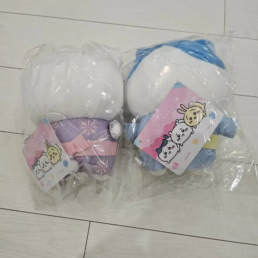 [BUNJANG] Chiikawa Hachiwara Yukata Plush Doll Set / 치이카와 하치와레 유카타 누이인형