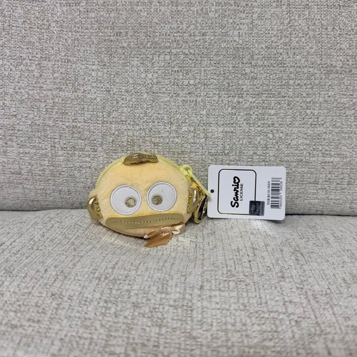 [BUNJANG] Sanrio Hangyodon Gold Mini Pouch Keyring Doll / 정품 산리오 한교동 골드 미니 파우치 키링 인형