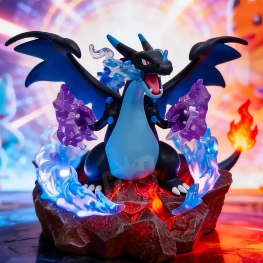 [BUNJANG] Holbox Mega Charizard X LED Figure (New) / 홀리박스 메가리자몽 X LED 피규어(새상품)
