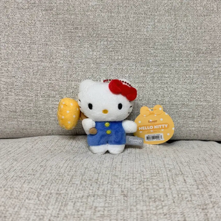 [BUNJANG] Sanrio Hello Kitty 10cm Keyring Doll Bag Charm / 정품 산리오 헬로키티 보따리 10cm 키링 인형 가방고리