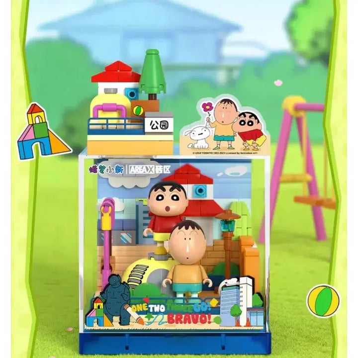 [BUNJANG] Crayon Shin-chan Happy Base Block / 짱구는 못말려 해피베이스 블럭