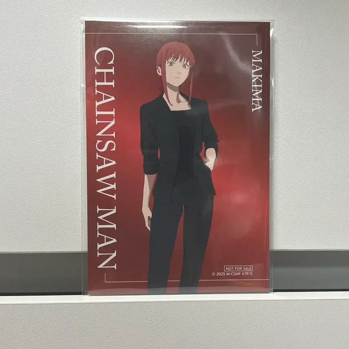 [BUNJANG] Chainsaw Man Makima Special Edition Postcard / 체인소맨 (마키마) 아크릴 스탠드+특전 포스트 카드 엽서 굿즈