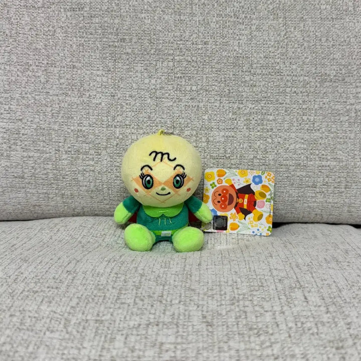 [BUNJANG] Anpanman SD Melonpan Girl Keychain Plush Bag Charm / 호빵맨 SD키링 메론빵 소녀 키링 인형 가방고리