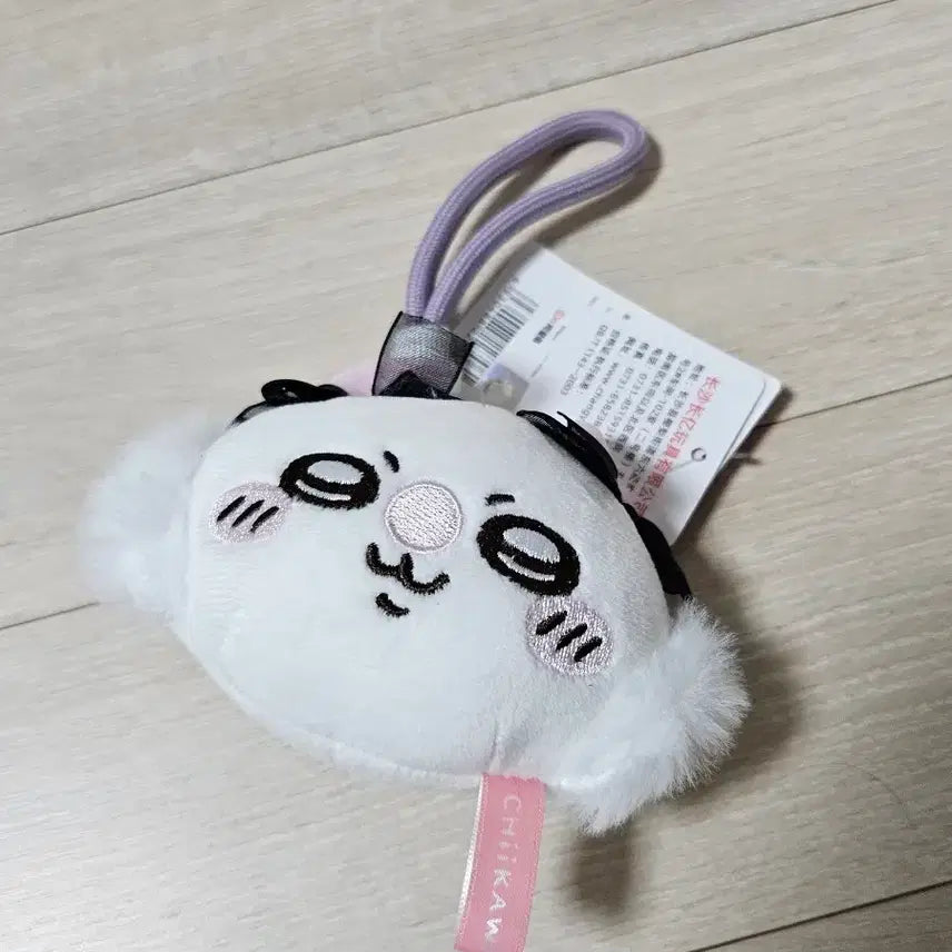 [BUNJANG] Chiikawa Momonga MiniSo Ribbon Plush Keychain / 치이카와 모몽가 미니소 리본 인형 키링