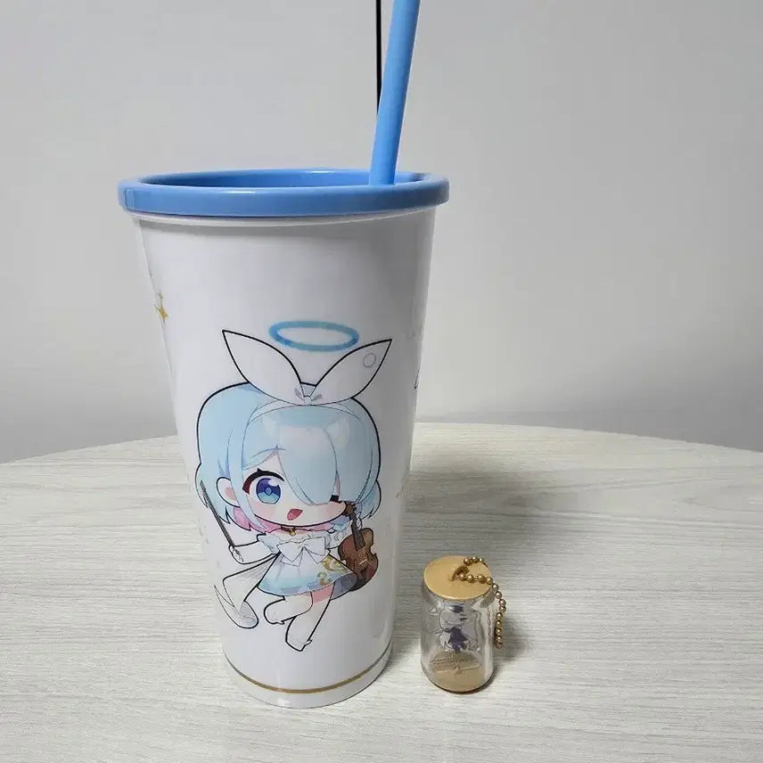 [BUNJANG] Lotte Cinema Blue Archive Can Keychain Cup / 롯데시네마 블루 아카이브 캔 키링 컵