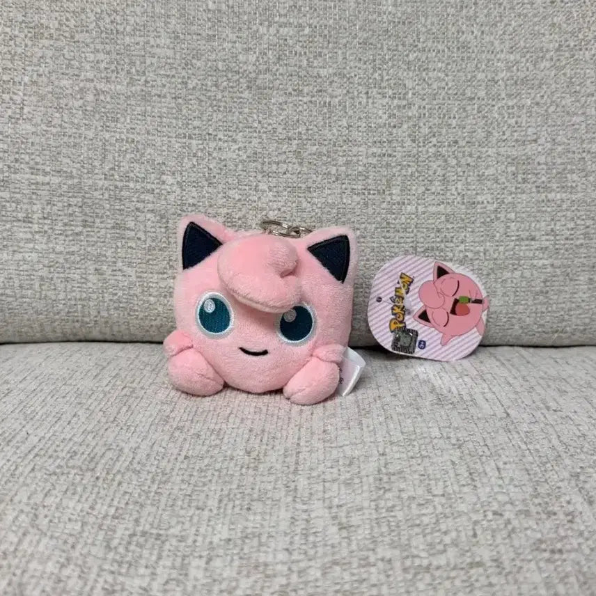 [BUNJANG] Official Pokemon Jigglypuff 8cm Keyring Plush / 정품 포켓몬스터 푸린 8cm 키링 인형