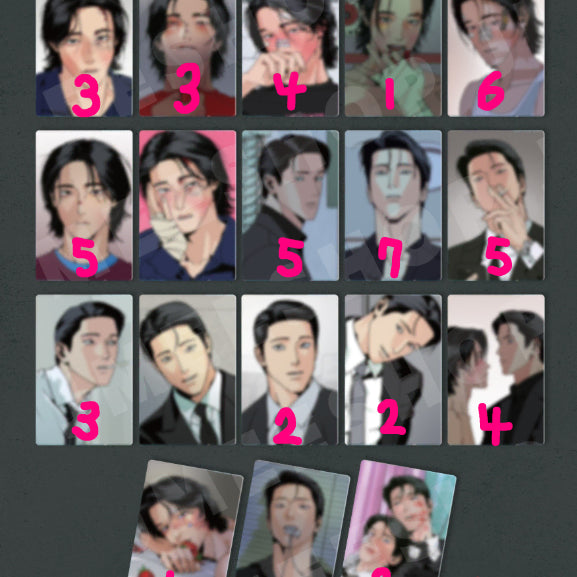 [BUNJANG] Joo Pyeong Beom (BTS) Custom Photo Card Bundle Set / 일괄)Bl 주의 평화 주평 컬포 포카 양도