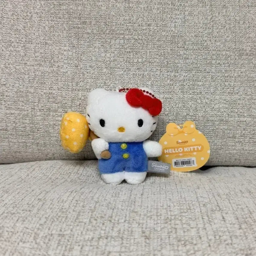 [BUNJANG] Sanrio Hello Kitty 10cm Keyring Doll Bag Charm / 정품 산리오 헬로키티 보따리 10cm 키링 인형 가방고리