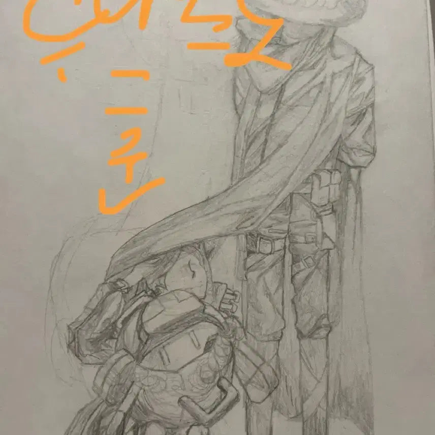 [BUNJANG] Custom Hand-Drawn Cartoon Character Portrait / (무료)손그림 만화 캐릭터 그려드립니다