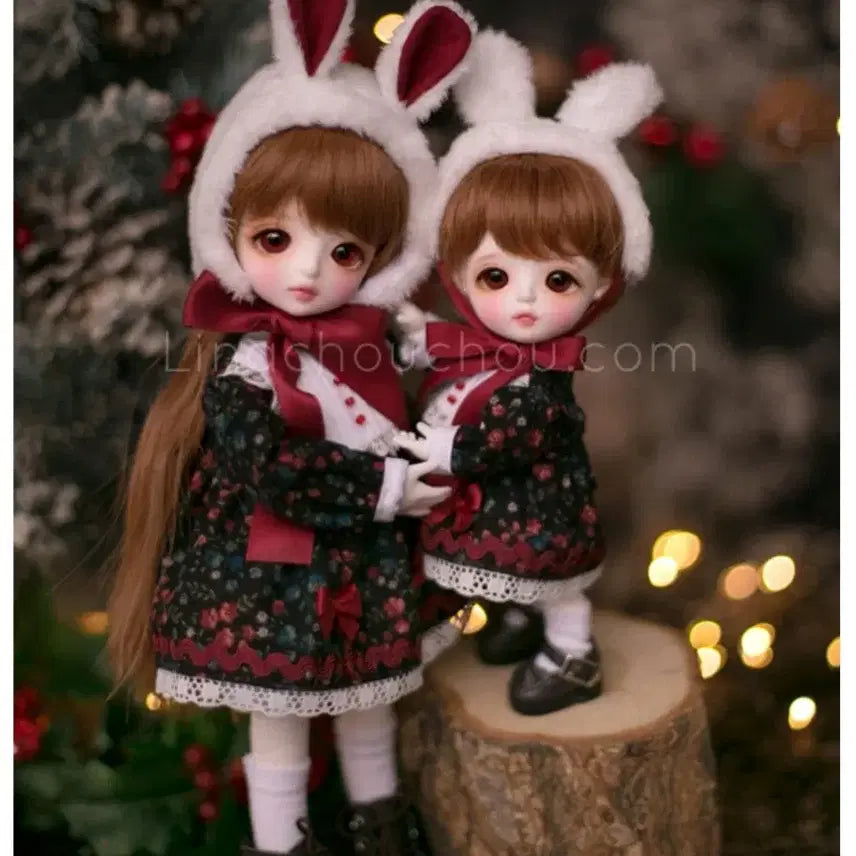 [BUNJANG] LinaShushu Winter Bloom Lime Default Outfit / 리나슈슈 윈터블룸 라임 디폴의상