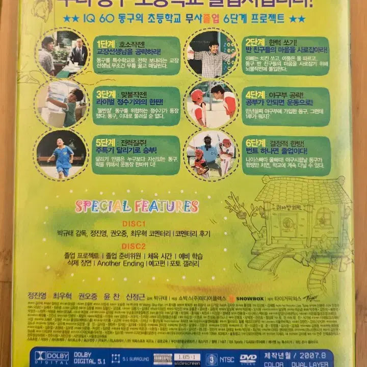 [BUNJANG] Fly, Daddy, Fly Outcase 2-Disc DVD / 날아라 허동구 아웃케이스 2디스크 DVD