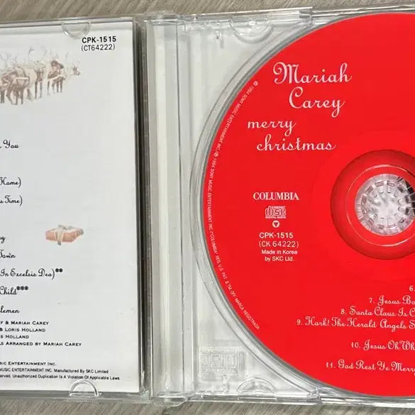 [BUNJANG] Mariah Carey Merry Christmas CD / 머라이어 캐리 Merry Christmas CD