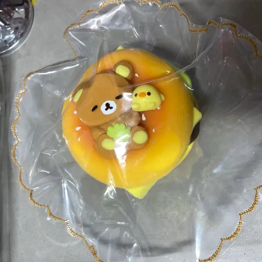 [BUNJANG] New Hamburger Kuma Squishy Toy / 새상품 햄버거 쿠마 말랑이