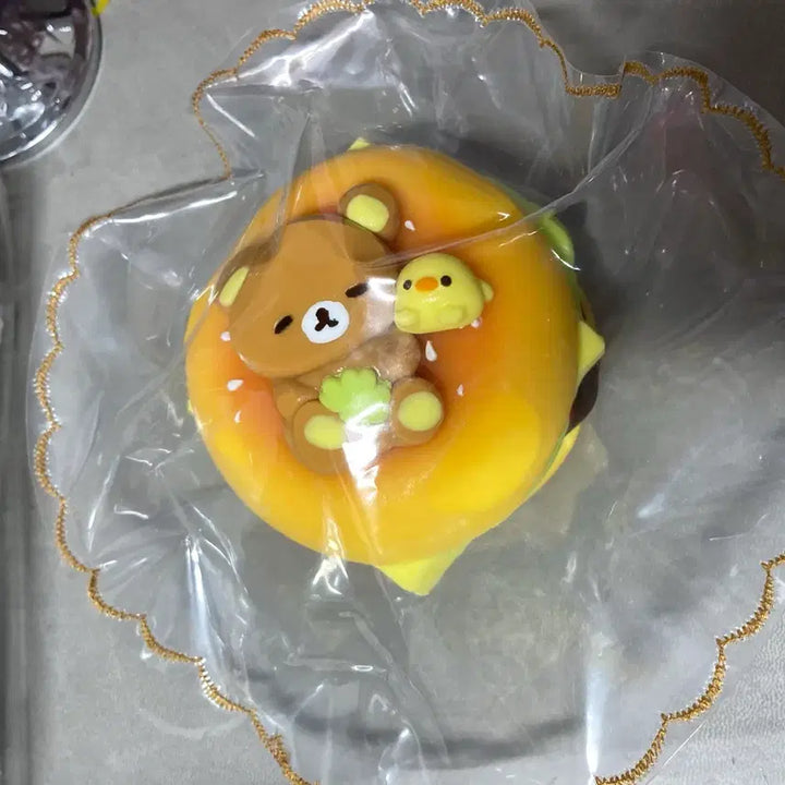 [BUNJANG] New Hamburger Kuma Squishy Toy / 새상품 햄버거 쿠마 말랑이