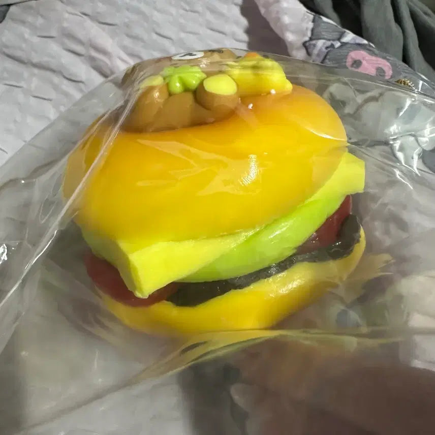 [BUNJANG] New Hamburger Kuma Squishy Toy / 새상품 햄버거 쿠마 말랑이