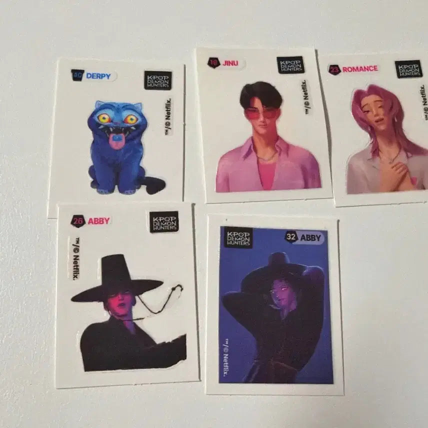 [BUNJANG] K-Pop Demon Hunters Ttibu Seal Bundle Set / 케이팝데몬헌터스 띠부씰 띠부띠부씰 일괄