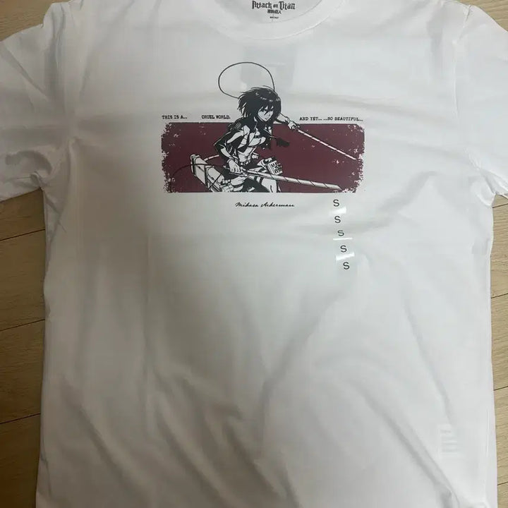 [BUNJANG] SPAO Attack on Titan T-shirt / 스파오 진격의거인 반팔티