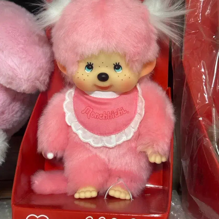 [BUNJANG] Monchhichi Plush Pink Monchhichi / 플러시 몬치치 핑크몬치치