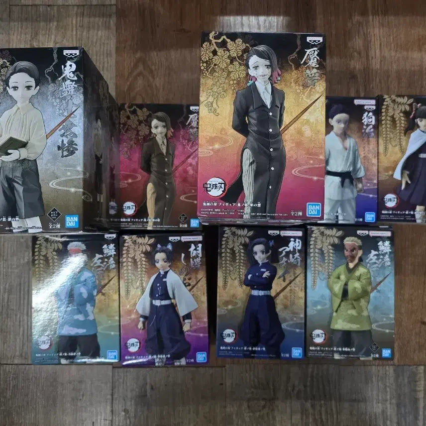 [BUNJANG] Demon Slayer 9-Piece Figure Bundle Set (Sealed) / (미개봉)귀멸의 칼날 피규어 9종 일괄팝니다