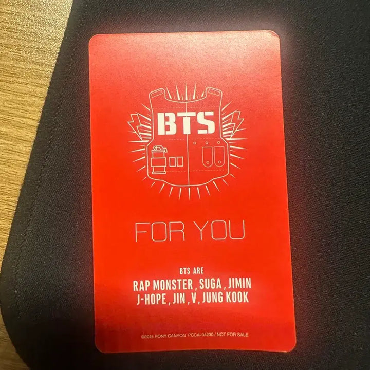 [BUNJANG] BTS Jungkook FOR YOU Photocard / 방탄소년단 BTS FOR YOU 정국 포카