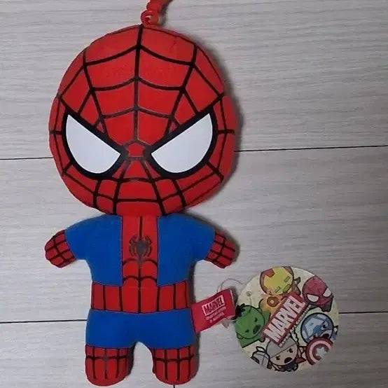 [BUNJANG] Marvel Spider-Man Authentic Plush Keychain / (새상품)마블 스파이더맨 정품 봉제인형 키링