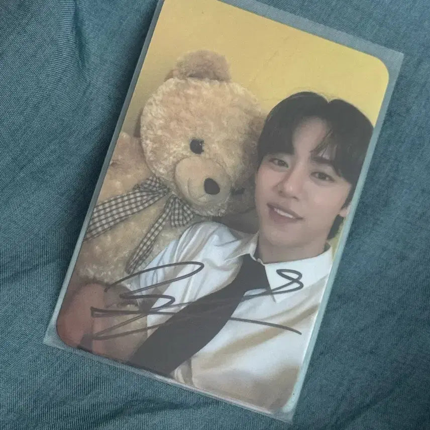 [BUNJANG] B.A.P Daehyun Autographed Studio Visit Photocard / B.A.P 비에이피 정대현 싸인 공방포카