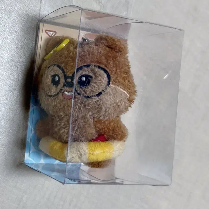[BUNJANG] T1 Tanning Bear Doll Glasses Keyring (Doran) / 티원 태닝 곰돌이 인형 안경 키링(도란)