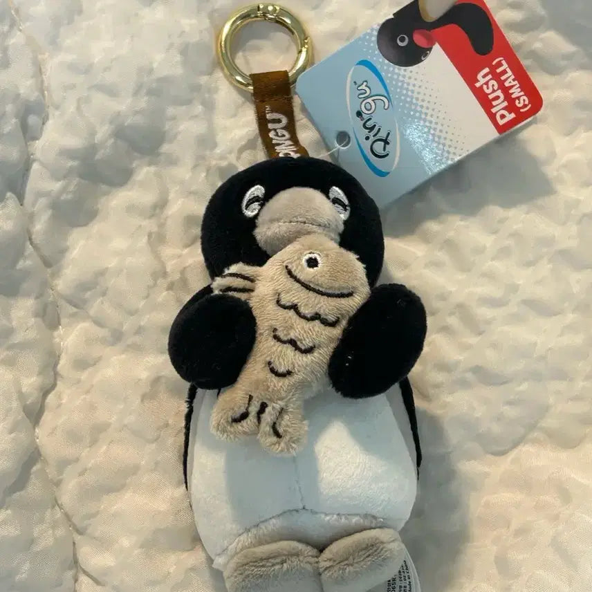 [BUNJANG] Pingu Monotone Costume Doll Keyring / 택0,새상품) 핑구 모노톤 코스튬 인형 키링