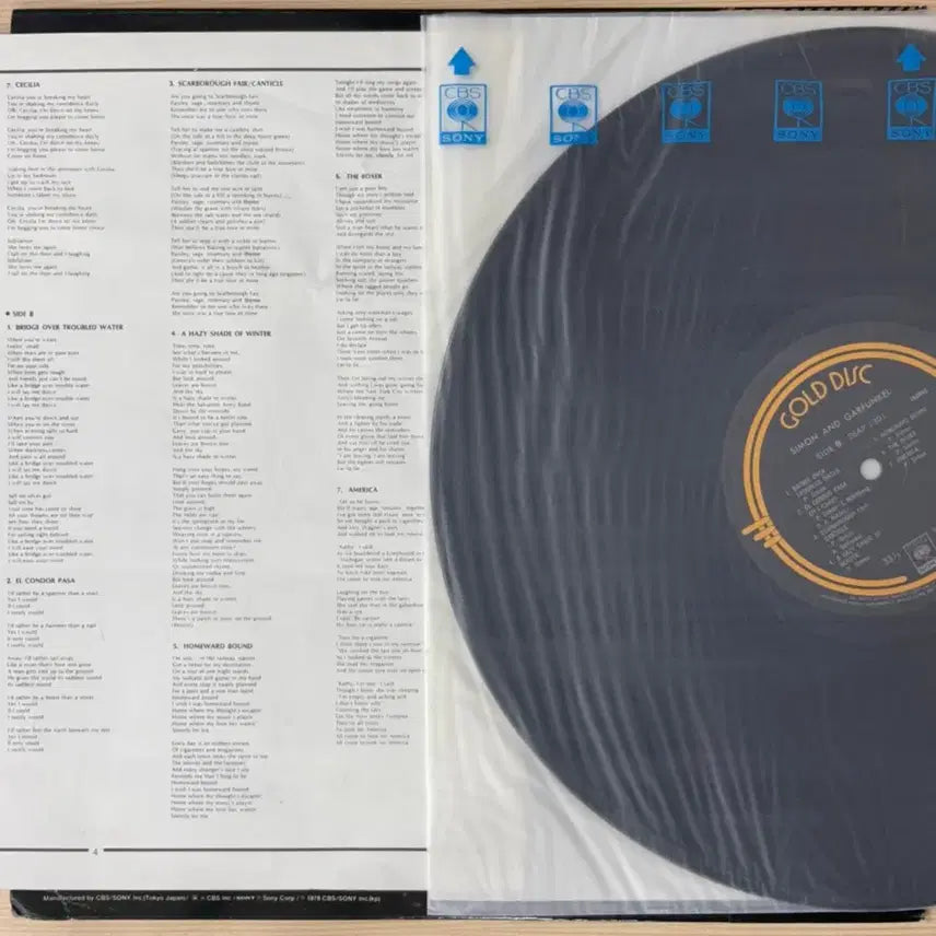 [BUNJANG] Simon &amp; Garfunkel Simon &amp; Garfunkel 1978 LP / (수입LP) Simon &amp; Garfunkel / Simon &amp; Garfunkel