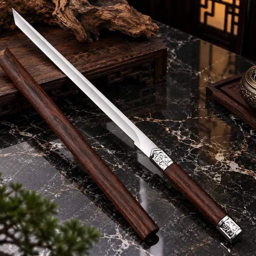 [BUNJANG] Chinese Style Decorative Sword / 중국식 가검 장식 칼 우드 핸들 3044미개봉