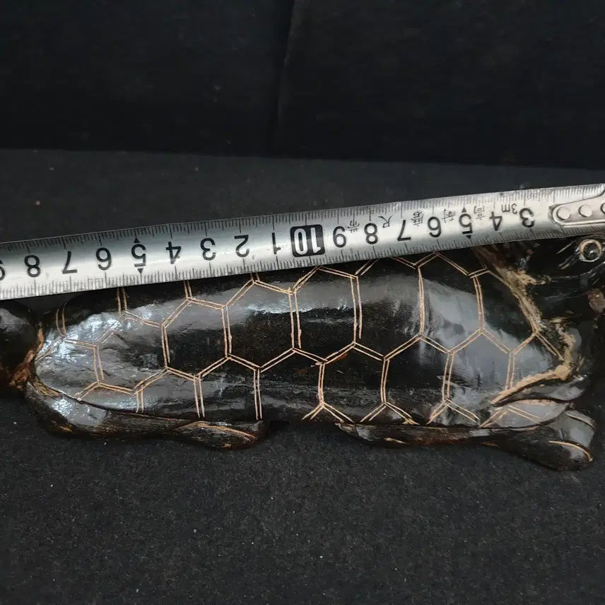 [BUNJANG] Spring and Autumn Period Jade Turtle Statue / (수원만물)출토 춘추시기 화전옥 옥 거북상