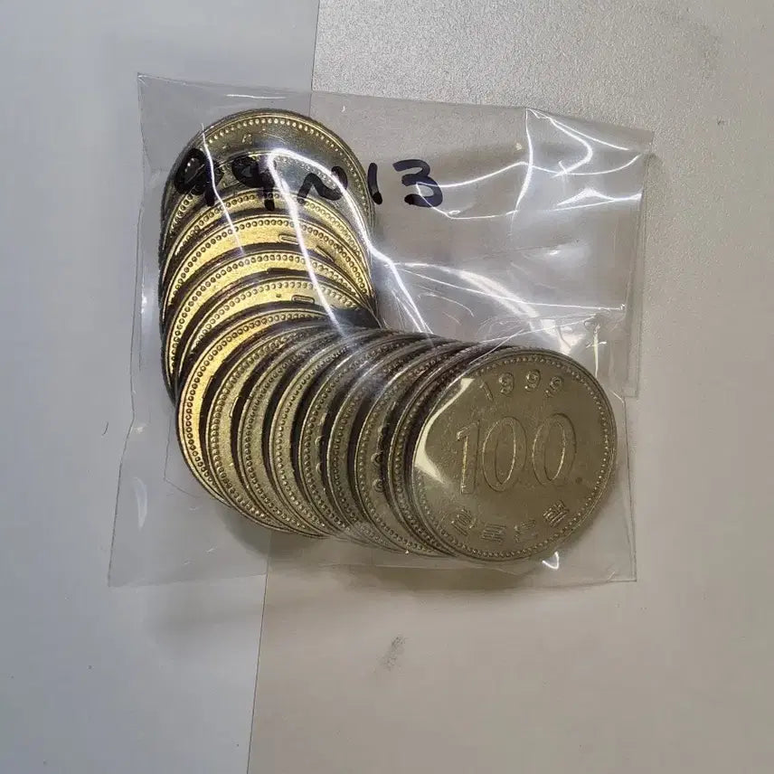[BUNJANG] 1999-2013 100 Won Coin Bundle / 1999~2013 100원동전 일괄