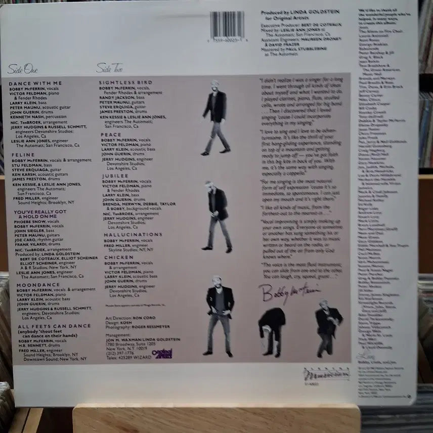 [BUNJANG] Bobby McFerrin Bobby Box Limited Edition LP / 미국반 민트급  바비 맥퍼린 앨범 LP 할인