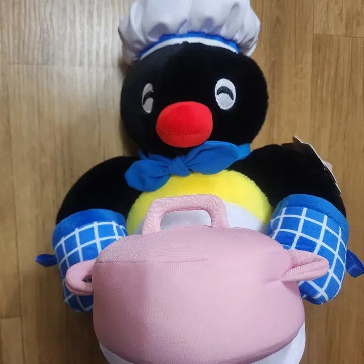 [BUNJANG] Pingu Chef Penguin Doll / 핑구 펭귄 요리사 인형