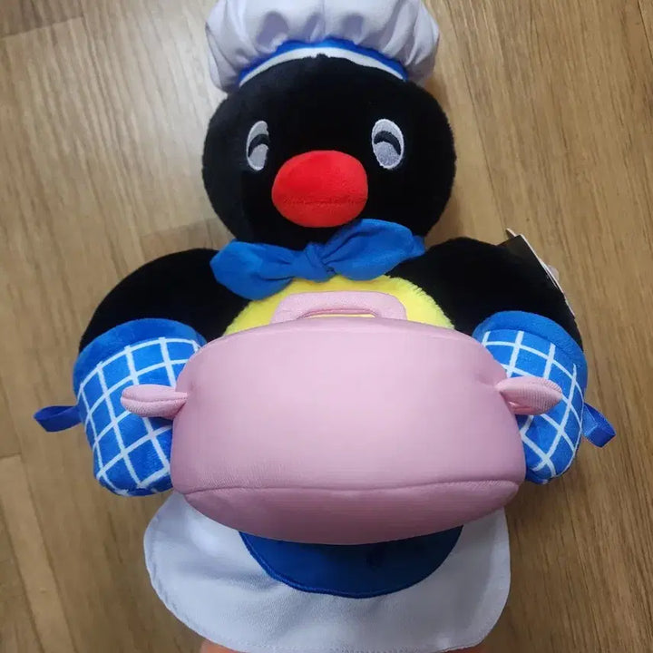[BUNJANG] Pingu Chef Penguin Doll / 핑구 펭귄 요리사 인형
