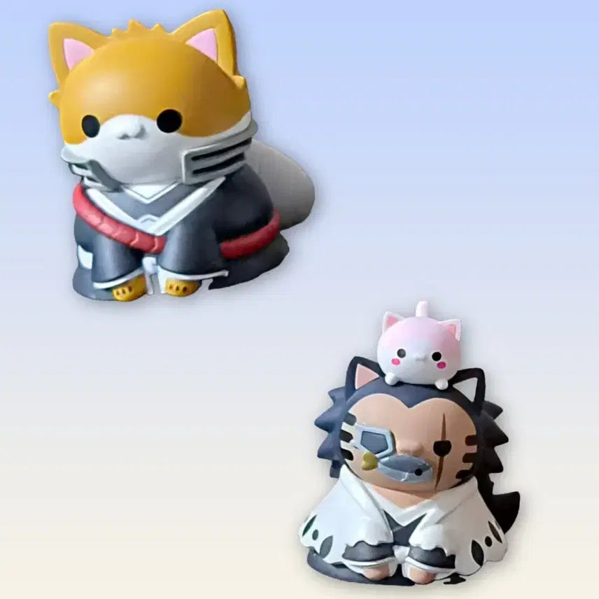 [BUNJANG] Mega Cat Bleach Ichigo &amp; Kenpachi Bundle / 블리치 메가캣 블리치냥 이치고 켄파치 일괄