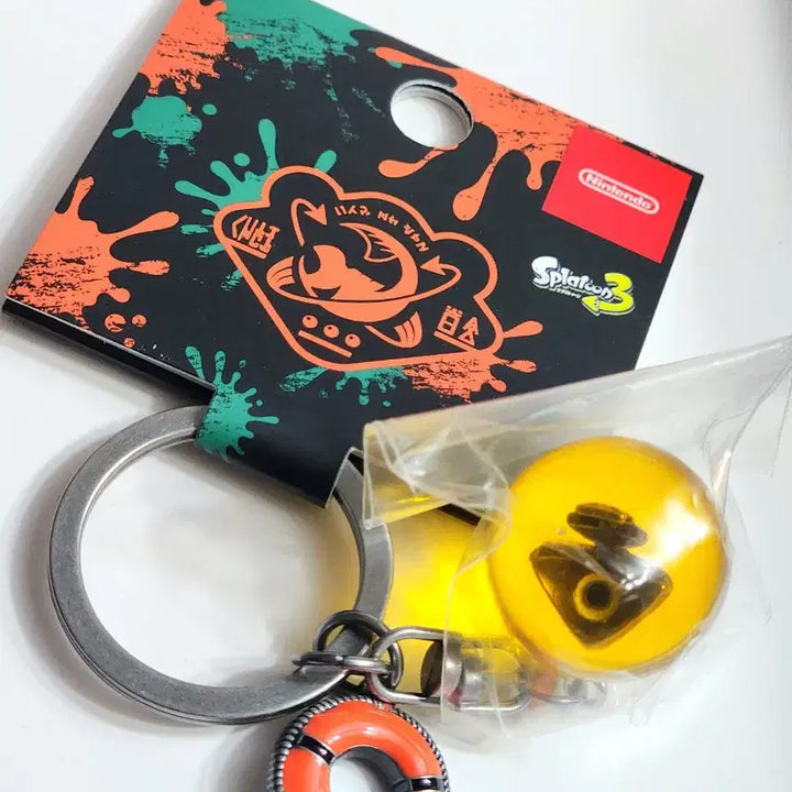 [BUNJANG] Splatoon Salmon Run Eggplant Charm / 스플래툰 연어런 키링 연어알