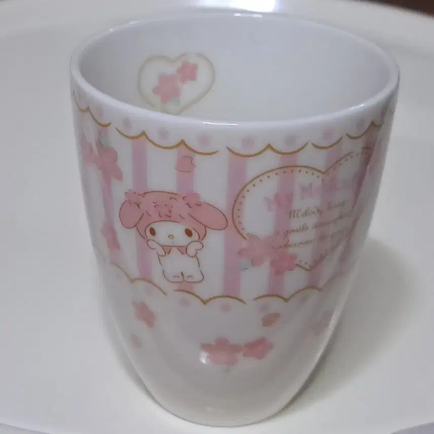 [BUNJANG] My Melody 2017 Cherry Blossom Cup / 마이멜로디 2017년 컵 [러블리] [키덜트] [작업실 책상 소품] [귀여운 캐릭터] [벚꽃]