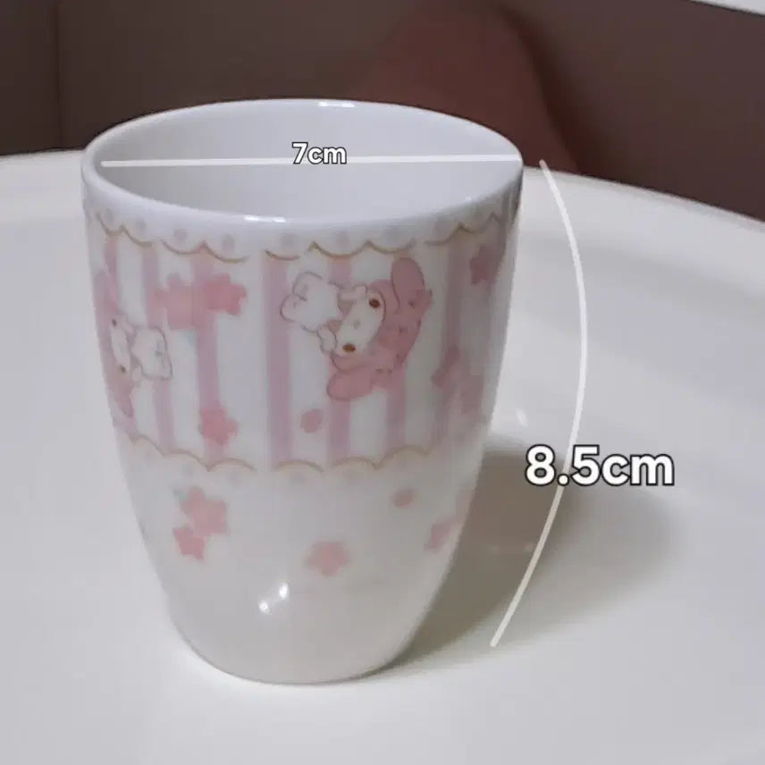 [BUNJANG] My Melody 2017 Cherry Blossom Cup / 마이멜로디 2017년 컵 [러블리] [키덜트] [작업실 책상 소품] [귀여운 캐릭터] [벚꽃]