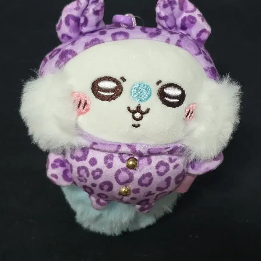 [BUNJANG] Leopard Print Momongga Doll Keychain / 호피 모몽가 인형 키링