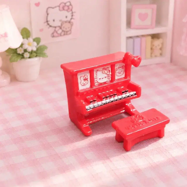 [BUNJANG] Hello Kitty Piano Miniature / 키티 피아노 미니어처