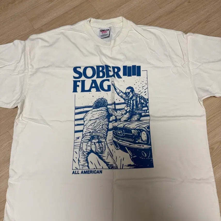 [BUNJANG] Sober Flag All American T-Shirt / 소버 굿즈 반팔