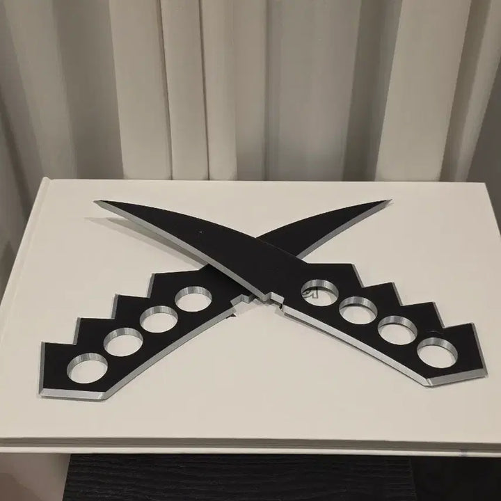 [BUNJANG] Naruto Sarutobi Asuma Chakra Knives (Set of 2) Replica / 장난감 나루토 사루토비 아스마 차크라 나이프 2개