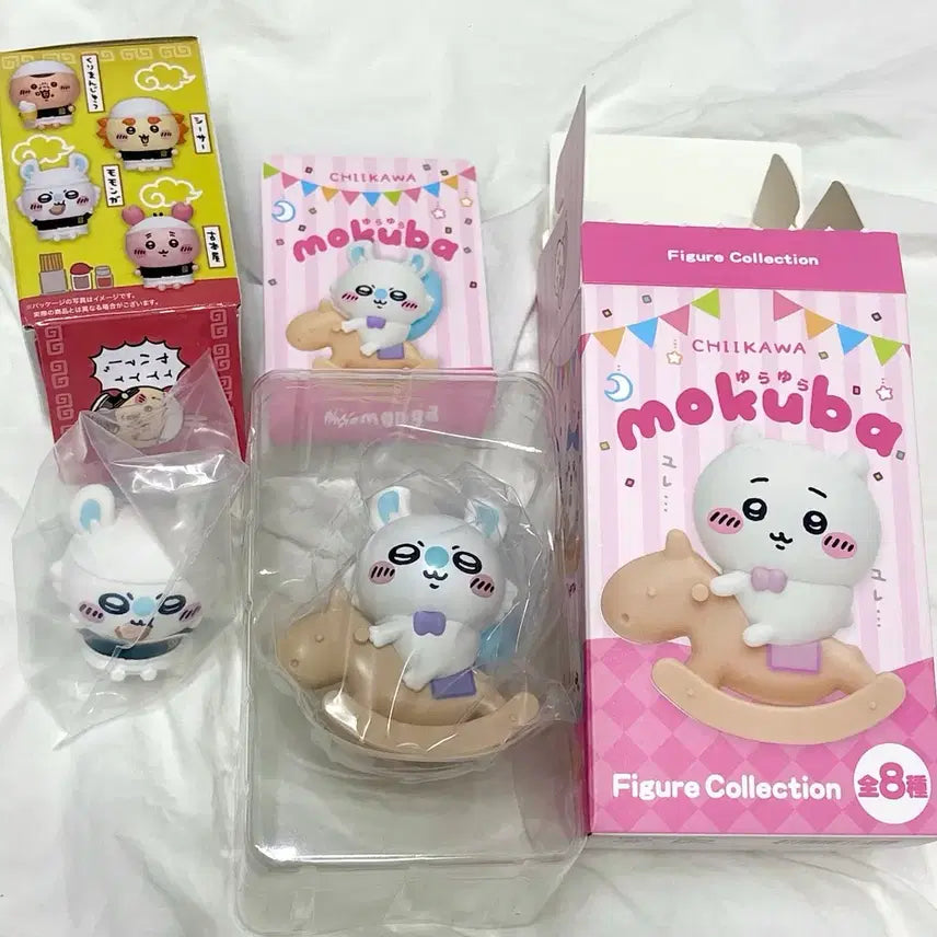 [BUNJANG] Chikawa Momonga Ramen Sofubi Horse Figure Bundle Set / 일괄)먼작귀 치이카와 모몽가 라멘 소프비 목마 피규어