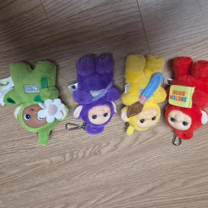 [BUNJANG] Teletubbies Keychain 4-Set / 텔레토비 키링 4종 세트 국현미