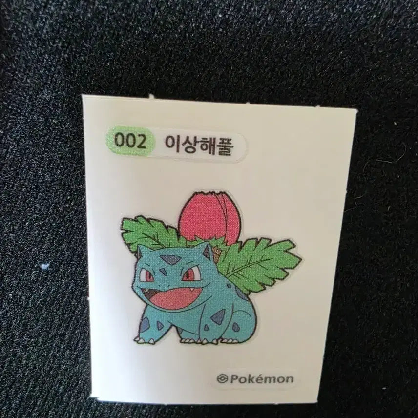 [BUNJANG] Pokemon Sticker (002) / 포켓몬 띠부씰 002