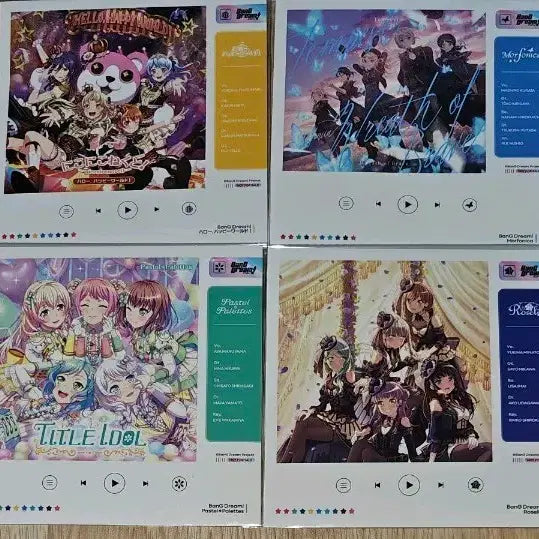[BUNJANG] BanG Dream! Purchase Bonus Sticker / 뱅드림 cd구매특전 스티커 1개당1000원