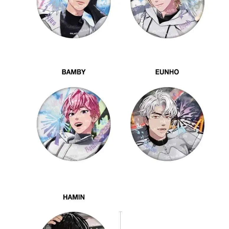 [BUNJANG] PLAVE Dash White Can Badge / 플레이브 대쉬 화이트캔뱃지 드볼